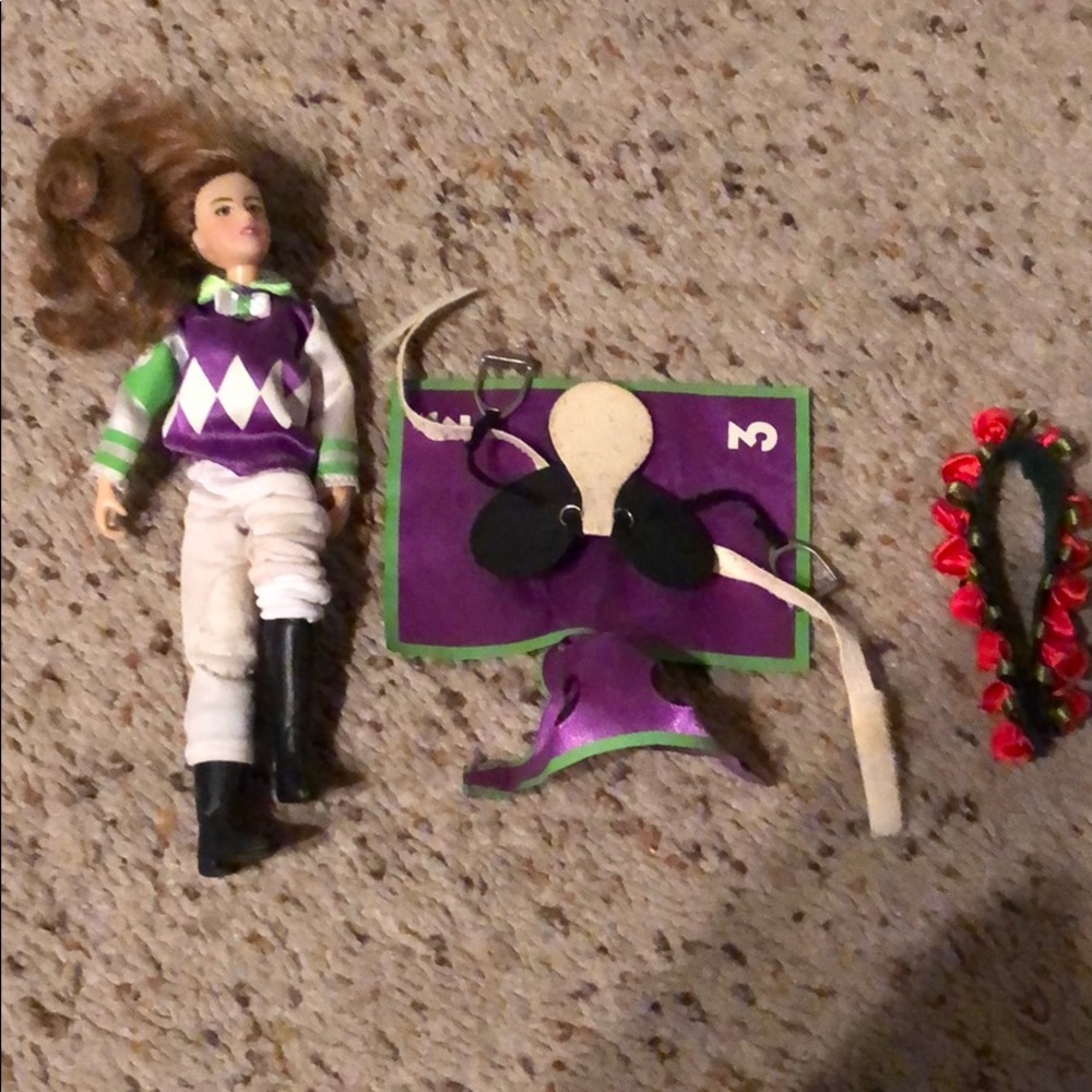 Breyer racing set